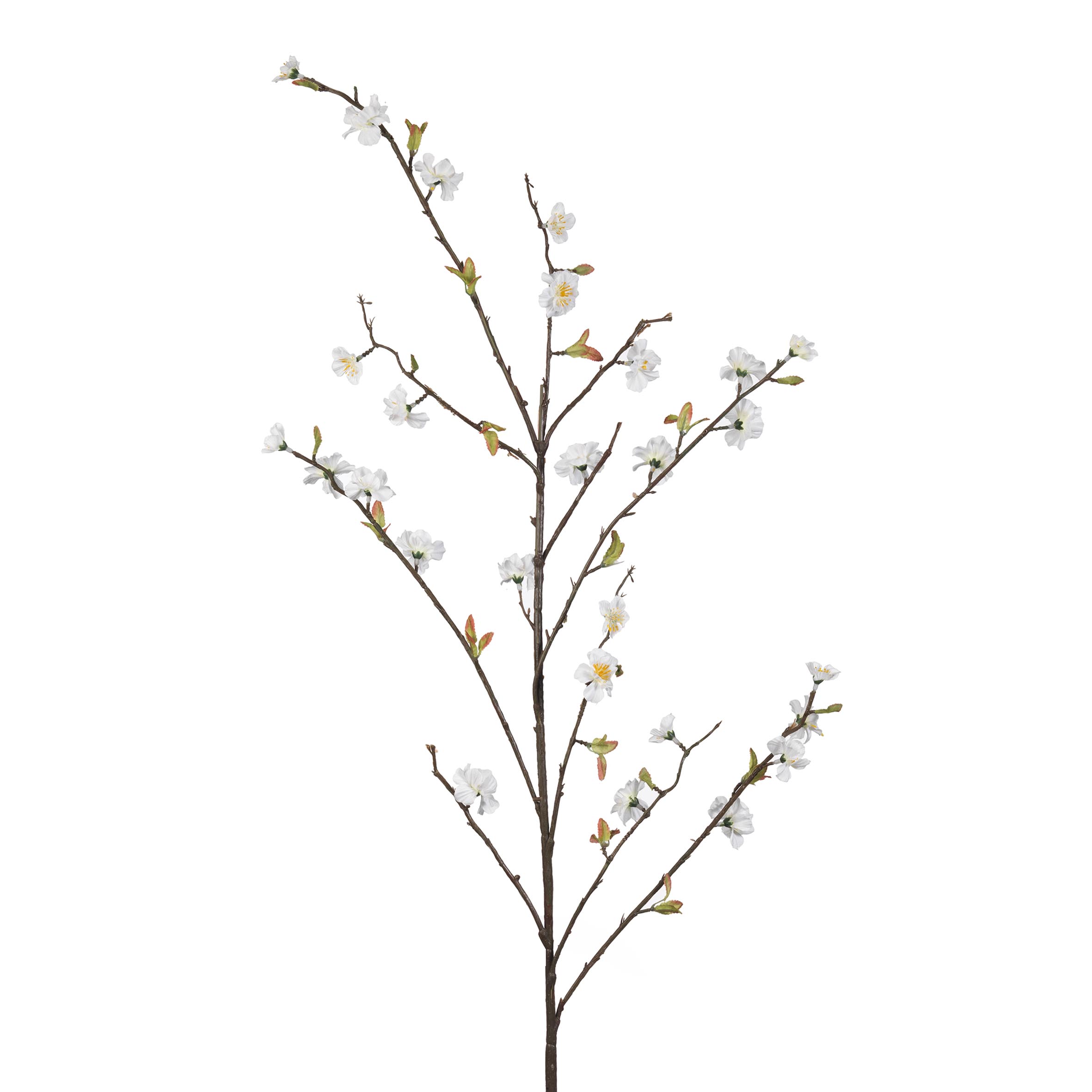 Ramo Di Nebbiolina Artificiale Pandecor – Bianco Con 3 Rami E 108 Fiori – Altezza 60 Cm – Per Composizioni E Centrotavola - 2