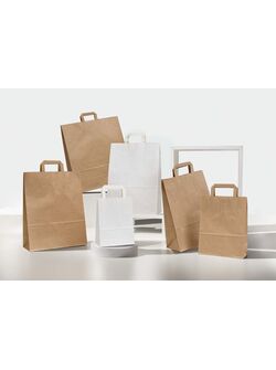 shopper carta sealing con maniglie piatte