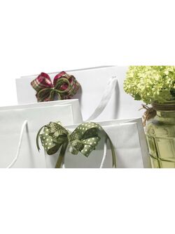 shopper carta sealing colore bianco eleganti