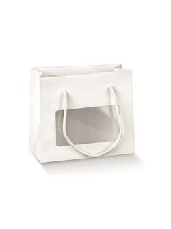 shopperbox bomboniere con finestra trasparente in PLA