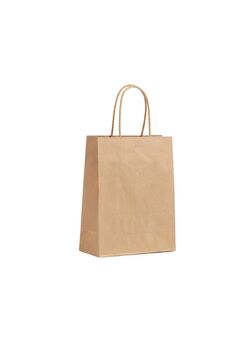 shopper carta lusso colore avana con maniglie di cotone shopper carta lusso colore avana con maniglie di cotone