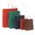 shopper in carta sealing in colori assortiti con maniglie intrecciate