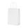 shopper carta kraft colore bianco con manici intrecciati