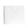 shopper in carta lusso kraft colore bianco 170 gr con maniglia in cordino di cotone