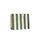 Shopper Carta Stripes Verde con Maniglia in Grosgrain