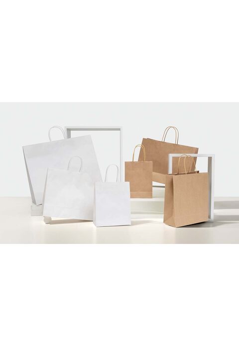 shopper carta lusso con manici in cotone