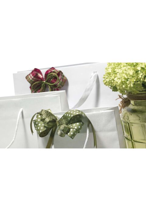 shopper carta sealing colore bianco eleganti