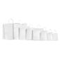 borse shopper in carta kraft bianche