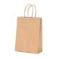shopper in carta sealing avana con maniglie intrecciate