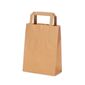 shopper in carta sealing avana con maniglia piatta